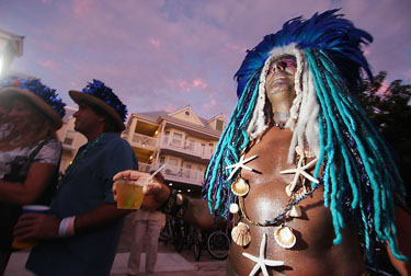 Headdress Ball 2011 photo - Duval Street, Key West